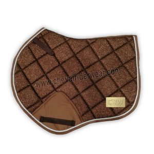 COPPER Glitter Saddle Pads All Over Sparkle Jumping Saddle Pads 1971-COPPER