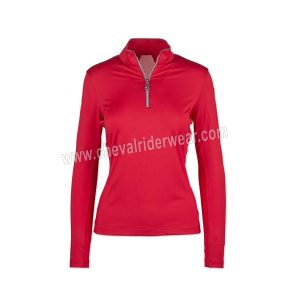 CRW Equestrian Base Layers RED Long Sleeves