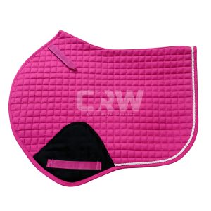 CRW Shocking Pink Jumping Saddle Pad Horse Riding