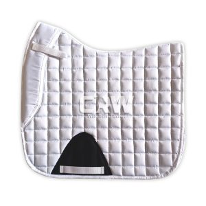 CRW White Dressage Saddle Pad Horse Riding 1939