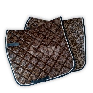 CRW Leopard Print Saddle Pad Horse Riding 1949