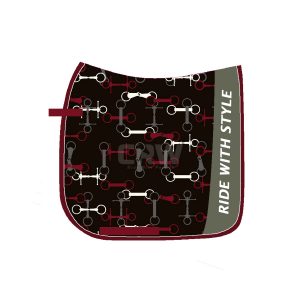 CRW Digital Print Dressage Saddle Pad Horse Riding 1979