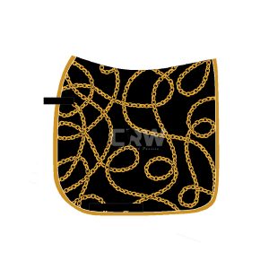 CRW Digital Print Dressage Saddle Pad Horse Riding 1979 Rope