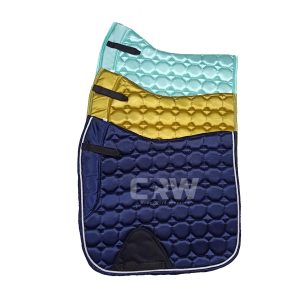 CRW Satin Luxury Dressage Saddle Pad Horse Riding 1981