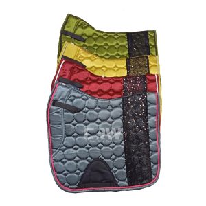 CRW Satin Luxury Dressage Saddle Pad Horse Riding 1982