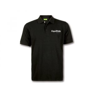 Men's Polo Shirts Black Equestrian CRW-PSM-3202