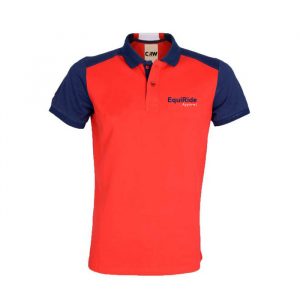 Red Men's Polo Shirts Equestrian CRW-PSM-3227