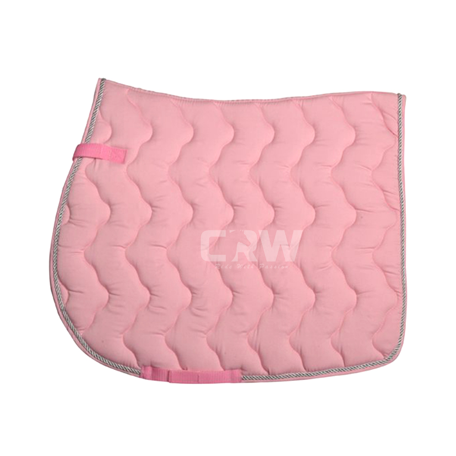 Pink Quilted English Saddle Pads Horse Riding CRW1901