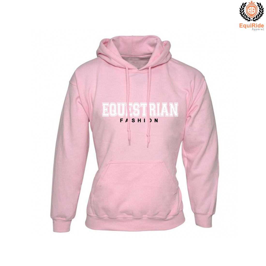 Pink Pullover Hoodies Women's Sweatshirts Equestrian Fashion CRW-HOD-003