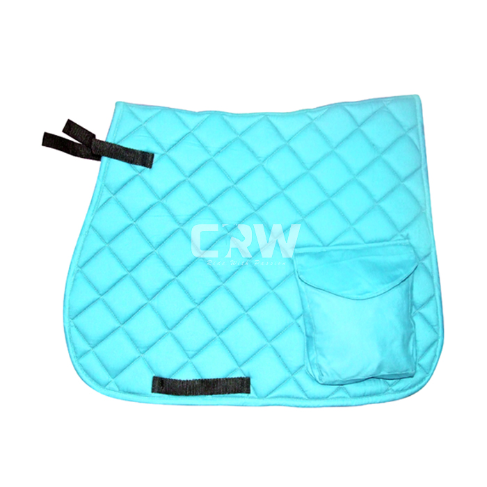 CRW Horse English Saddle Pad with Pockets CRW 1905