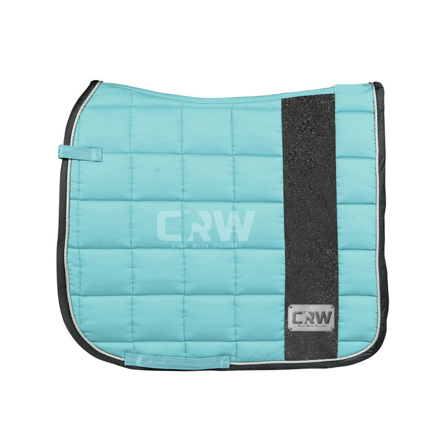 CRW Turquoise Luxury Dressage Saddle Pad Horse Riding CRW 1995