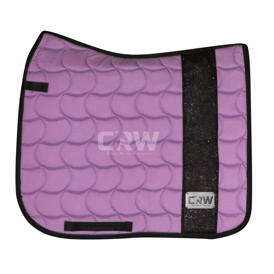 CRW Purple Luxury Dressage Saddle Pad Horse Riding CRW 1996